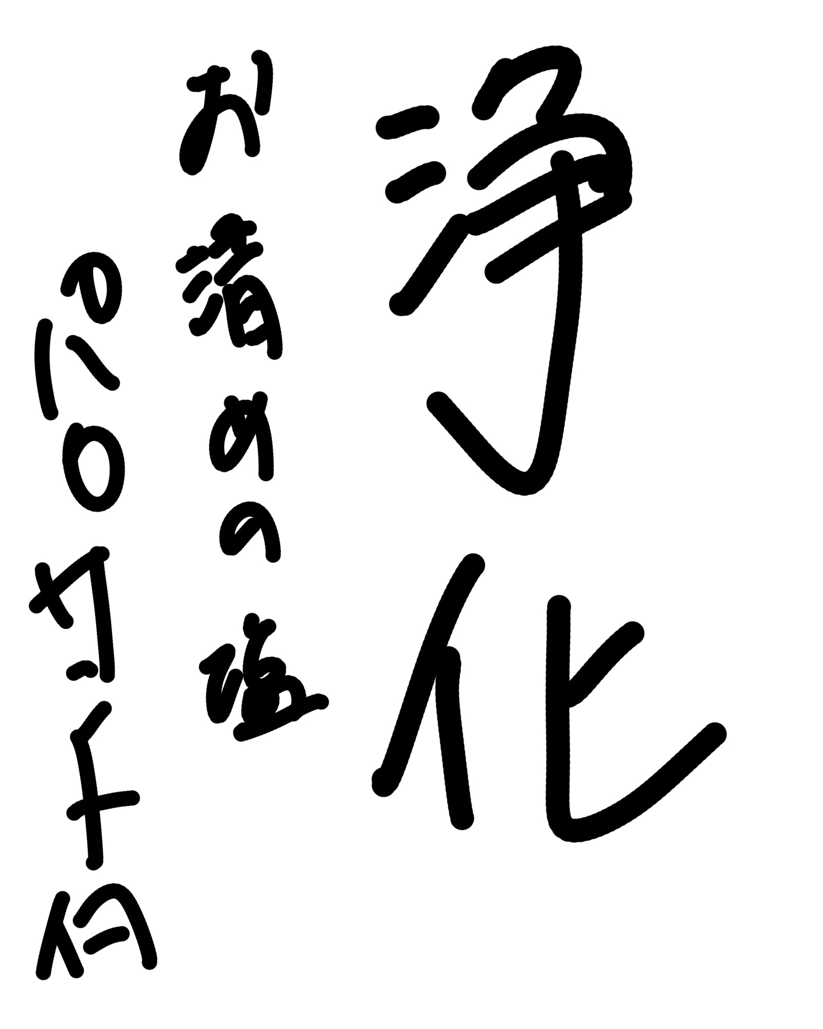 お清めの塩とパロサント